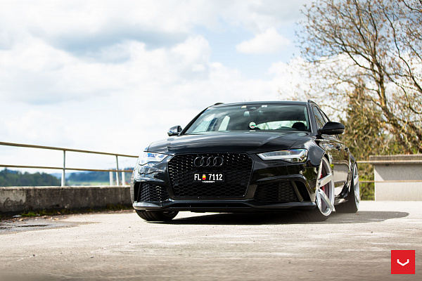 Фото дисков Vossen CV3 Серебро на Audi A/RS 6 (C7)