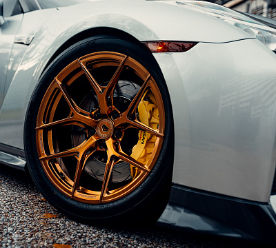 Фото дисков Vossen S21-01 на Nissan GT-R