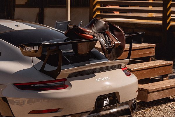 Фото дисков Brixton Forged TR20 Белый глянец на Porsche 911 VII