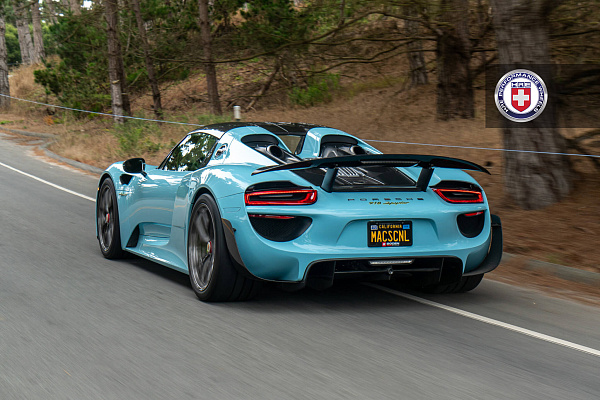 Фото дисков HRE R101 Lightweight Глянцевый темный лак на Porsche 918 Spyder