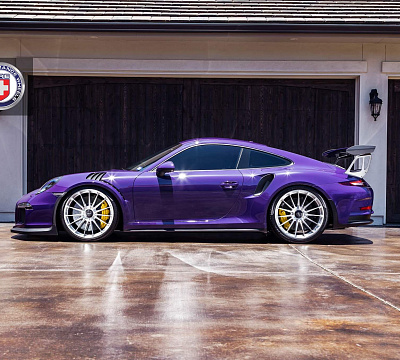 Фото дисков HRE P103 на Porsche 911 VII