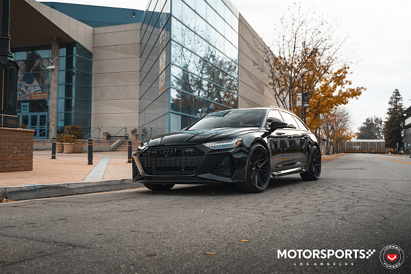 Фото дисков Vossen EVO-5 Черный сатин на Audi A/RS 6 (C8)