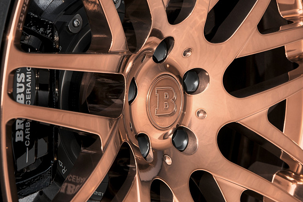 Фото дисков BRABUS Monoblock F (Platinum Edition) Глянцевая медь на Mercedes-Benz S-Class (W222, C217)