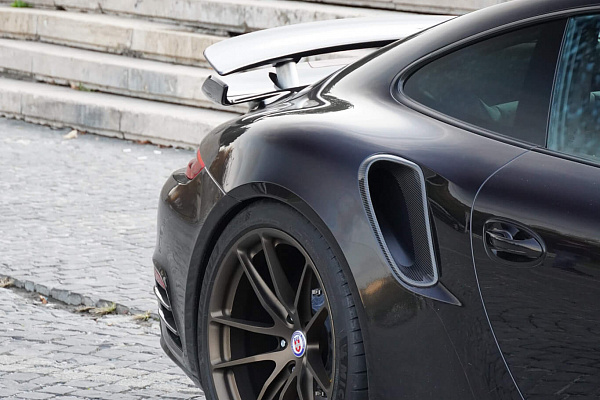 Фото дисков HRE P101 Сатиновая бронза на Porsche 911 VII