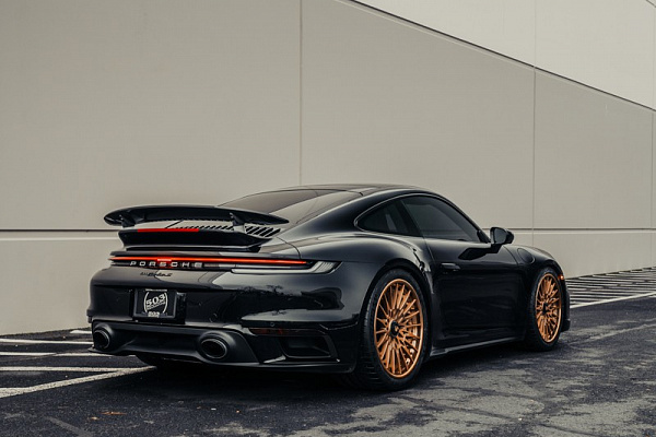 Фото дисков Brixton Forged HS1 Сатиновая медь на Porsche 911 VIII