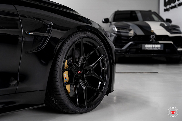 Фото дисков Vossen EVO-4 Черный глянец на BMW 4/M4 (F32/F82)