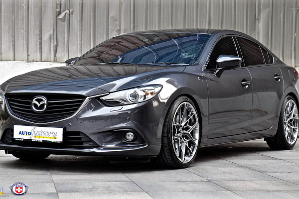 Фото дисков HRE FF11 Серебро на Mazda 6 III (GJ)