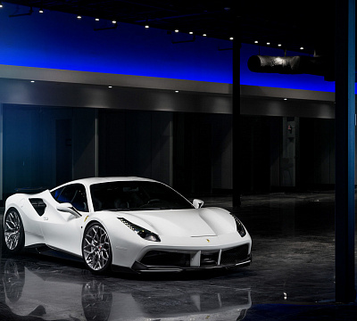Фото дисков Vossen S17-01 на Ferrari 488