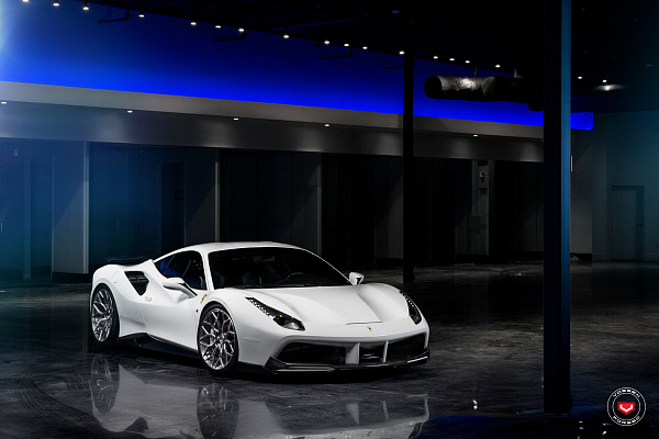 Фото дисков Vossen S17-01 Глянцевый тонированный лак на Ferrari 488