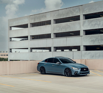 Фото дисков Vossen HF-7 на Infiniti Q50