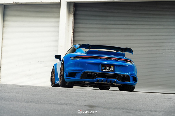 Фото дисков Anrky S3-X1 Сатиновая бронза на Porsche 911 VIII