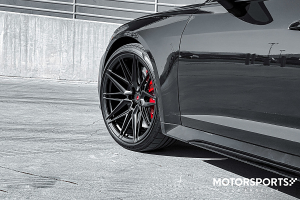 Фото дисков Vossen EVO-5 Черный сатин на Audi A/RS 6 (C8)