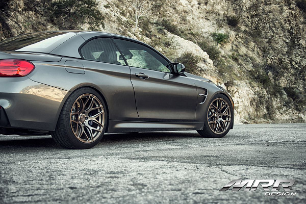 Фото дисков MRR GF9 Сатиновая бронза на BMW 4/M4 (F32/F82)