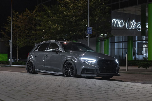 Фото дисков Bola B17 Черный матовый на Audi A/S/RS 3 (8V)