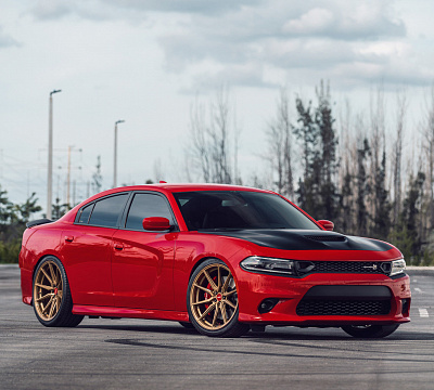 Фото дисков Vossen HF-3 на Dodge Charger VII