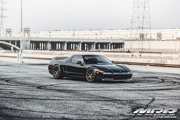 Фото дисков MRR FS01 Глянцевая бронза на Acura NSX I