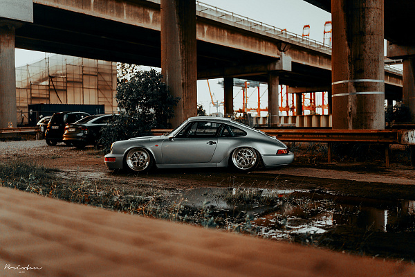 Фото дисков Brixton Forged BF01 Глянцевый тонированный лак на Porsche 911 III