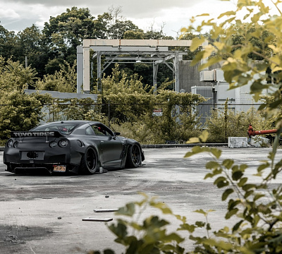 Фото дисков Savini SV80 на Nissan GT-R