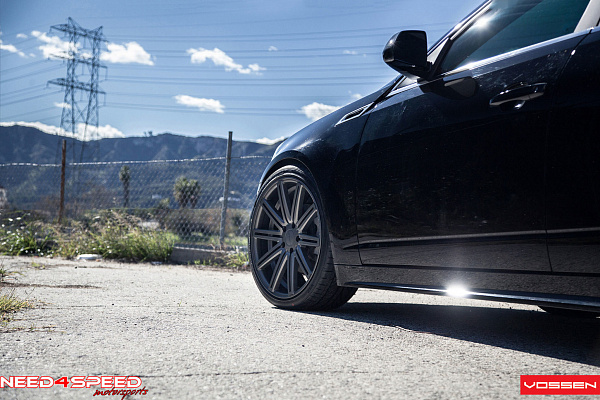 Фото дисков Vossen CV4 Сатиновый графит на Cadillac CTS II