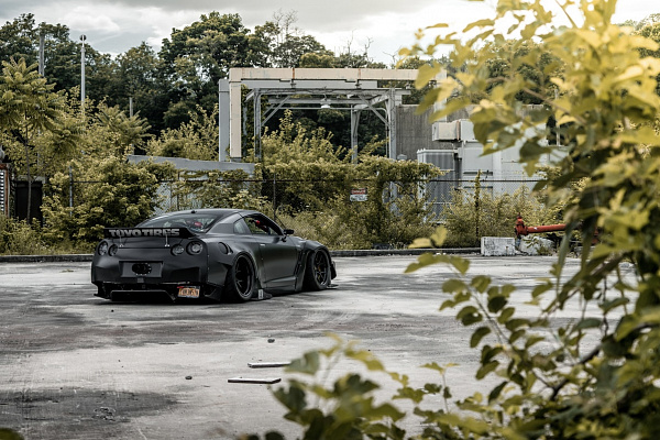 Фото дисков Savini SV80 Черный сатин на Nissan GT-R