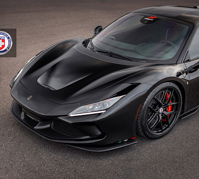 Фото дисков HRE S101SC на Ferrari F8
