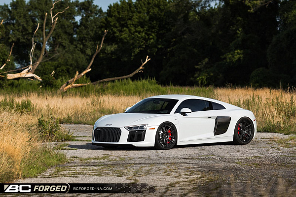 Фото дисков BC Forged HCA162 Черный матовый на Audi R8 (4S)