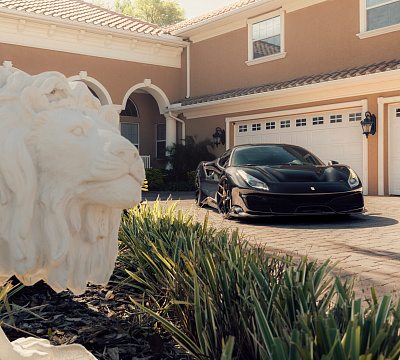 Фото дисков Vossen S21-01 на Ferrari 488