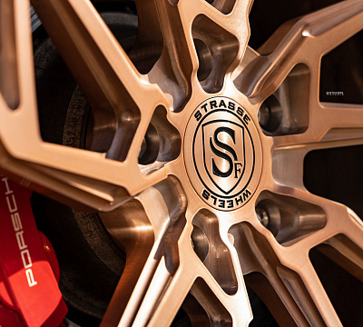 Фото дисков Strasse Wheels SB1 Deep Concave FS на Porsche 911 VII