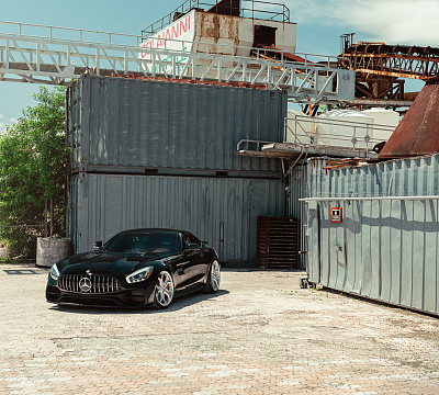 Фото дисков Vossen EVO-3 на Mercedes-Benz AMG GT I