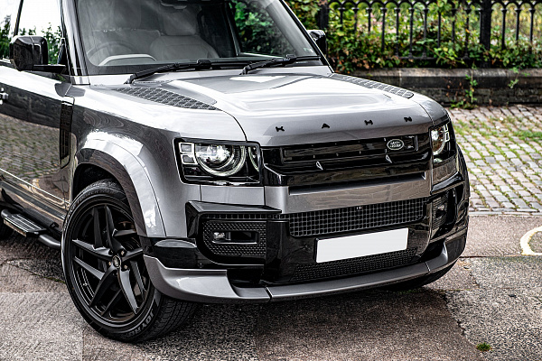 Фото дисков Kahn Type 52 RS Черный сатин на Land Rover Defender II