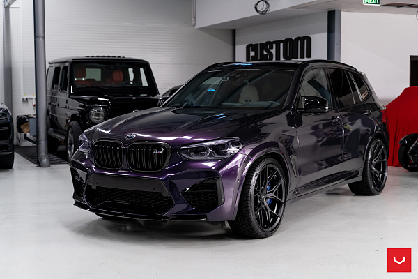 Фото дисков Vossen HF-5 Черный сатин на BMW X3/X3 M (G01/F97)