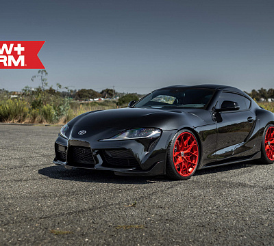 Фото дисков HRE FF10 на Toyota Supra A90
