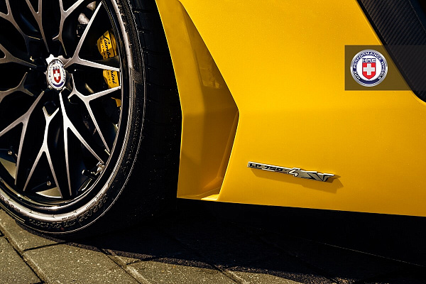 Фото дисков HRE S200 Черный сатин на Lamborghini Aventador