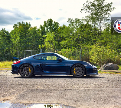Фото дисков HRE P101 на Porsche Cayman II