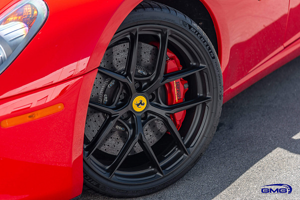Фото дисков HRE P101SC Черный сатин на Ferrari 599