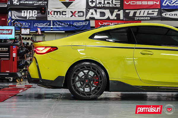 Фото дисков Vossen LC3-01T Сатиновый темный лак на BMW 4/M4 (G22/G82)