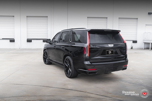 Фото дисков Vossen EVO-5 Черный глянец на Cadillac Escalade V