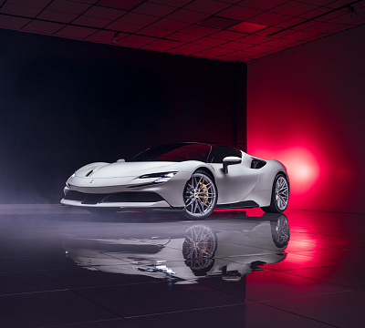 Фото дисков Vossen S21-02 на Ferrari SF90
