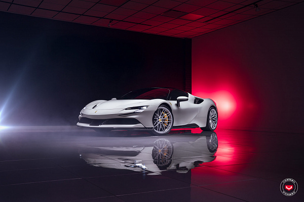 Фото дисков Vossen S21-02 Глянцевый лак на Ferrari SF90