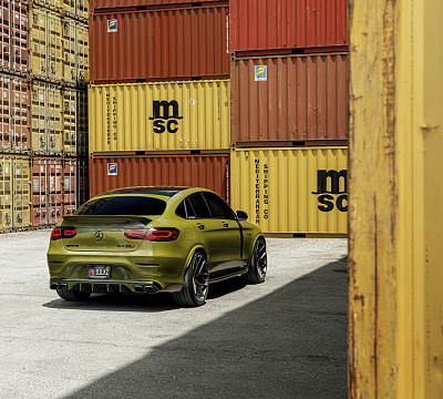 Фото дисков Vossen HF-5 на Mercedes-Benz GLC (X253, C253)