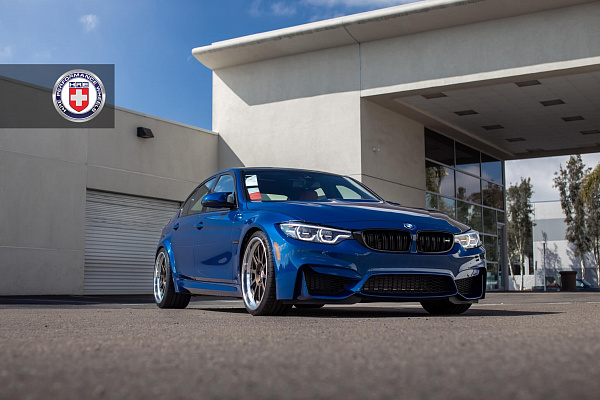 Фото дисков HRE C103 Сатиновая бронза на BMW 3/M3 (F3x/F80)
