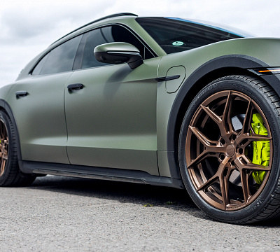 Фото дисков Vossen HF-5 на Porsche Taycan I