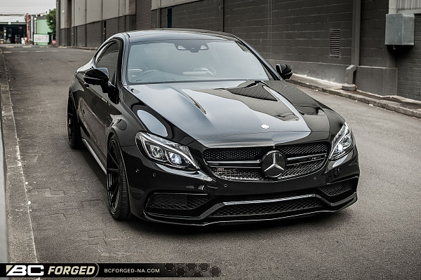Фото дисков BC Forged HCA210 Черный матовый на Mercedes-Benz C-Class (W205)
