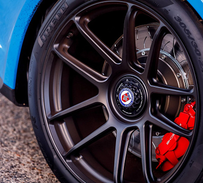 Фото дисков HRE RC104 на Porsche 911 VII