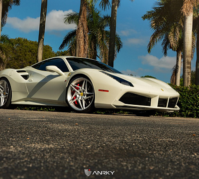 Фото дисков Anrky S1-X3 на Ferrari 488