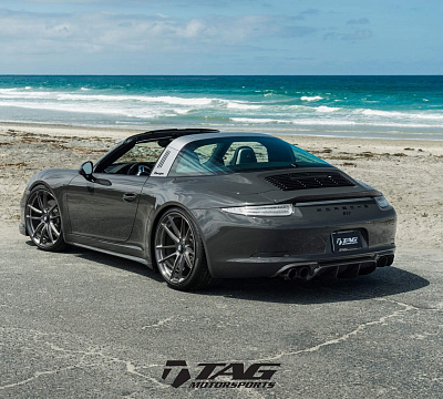 Фото дисков HRE P104 на Porsche 911 VII