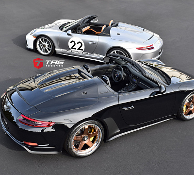 Фото дисков HRE C105 на Porsche 911 VII
