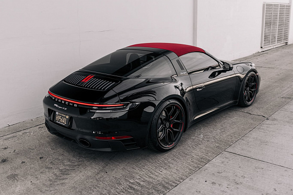 Фото дисков Brixton Forged CM5-RS Черный матовый на Porsche 911 VIII