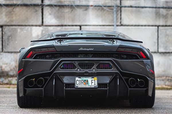 Фото дисков Anrky AN23 Черный сатин на Lamborghini Huracan