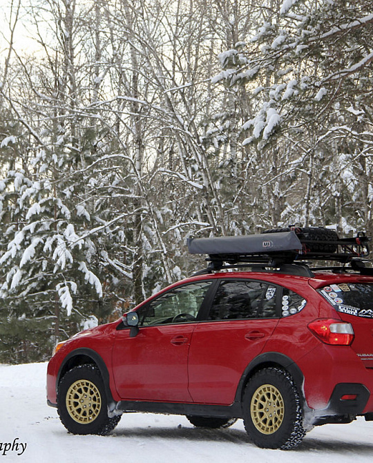 Фото дисков BOXER Сатиновое золото на Subaru XV GP